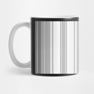 Strips - gray and white. Mug